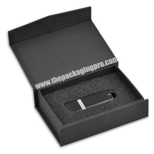 Custom  USB 2.0 flash drive packaging flip book gift box