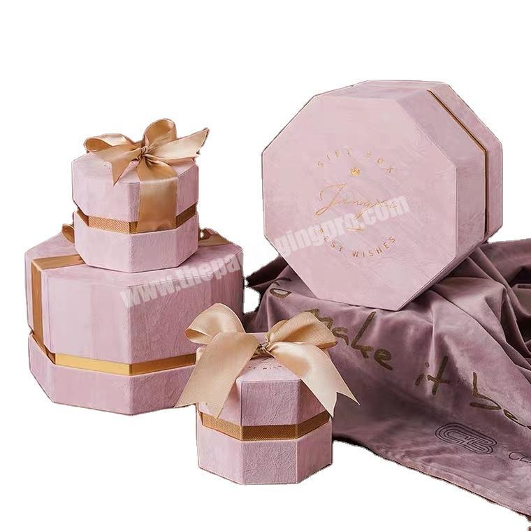 Custom Wedding Accompanying Hand Gift Box Perfume Exquisite Packaging Gift Box with ribbon
