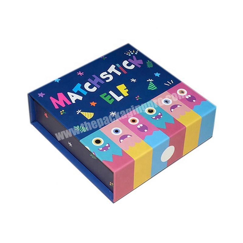 Custom Wholesale Caja De Regalo Magnetic Closure Folding Colorful Foldable Packaging Cardboard Gift Box for Construction toys
