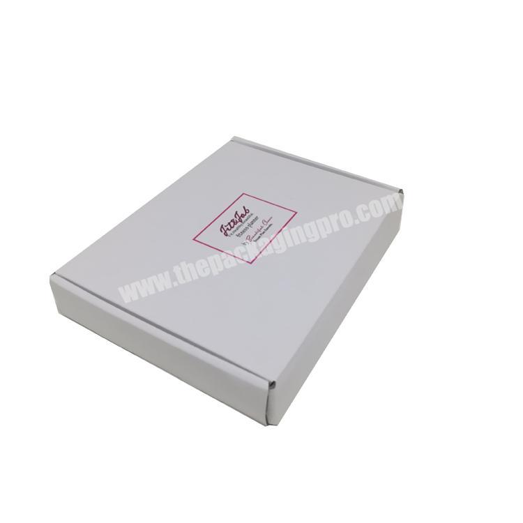 Custom biodegradable cardboard box corrugated mailer paper box  for notebook packaging