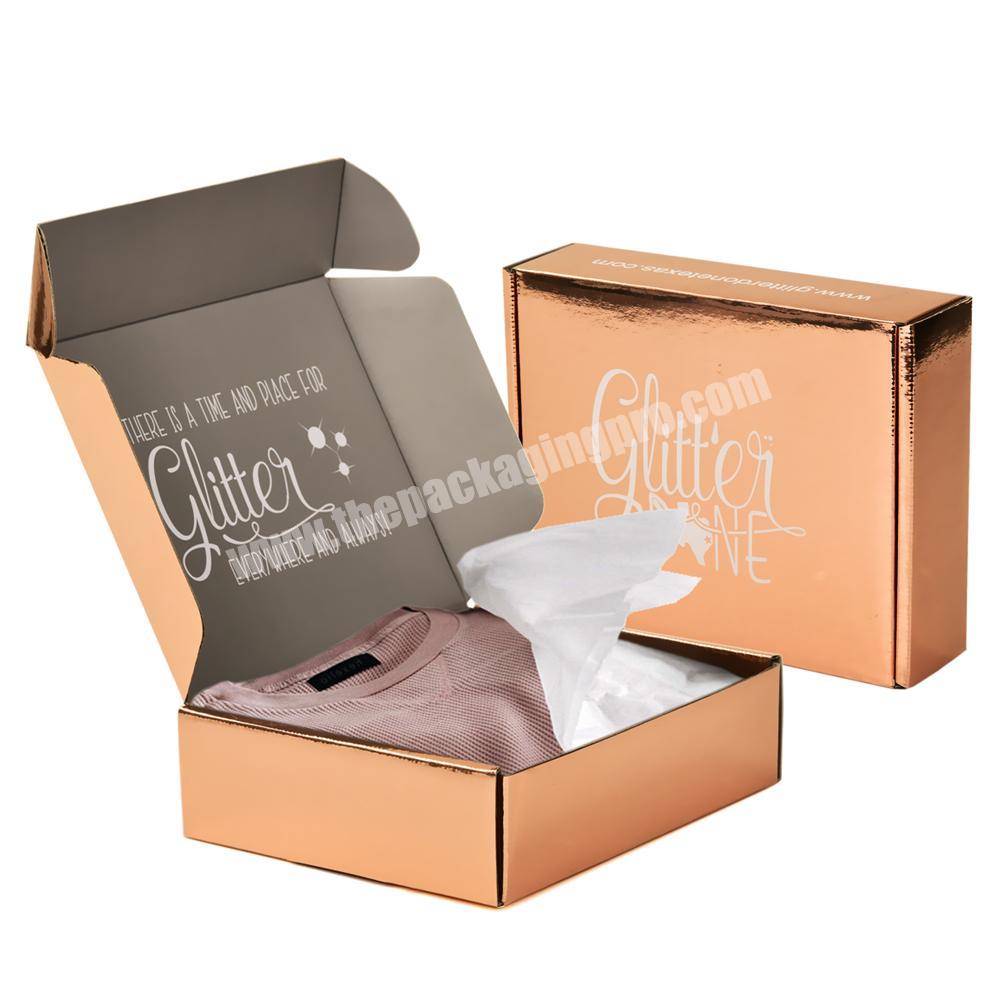 Custom cajas para ropa Shipping Post Packaging Boxes For Clothes