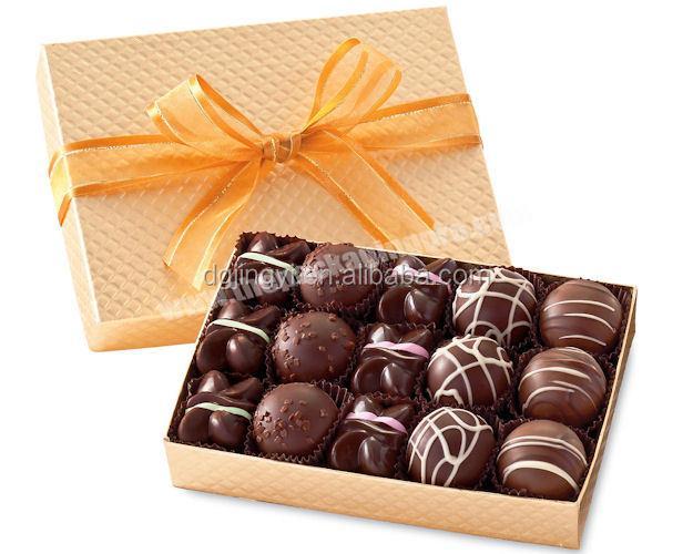 Custom chocolate strawberries packaging box, chocolate truffle box packaging