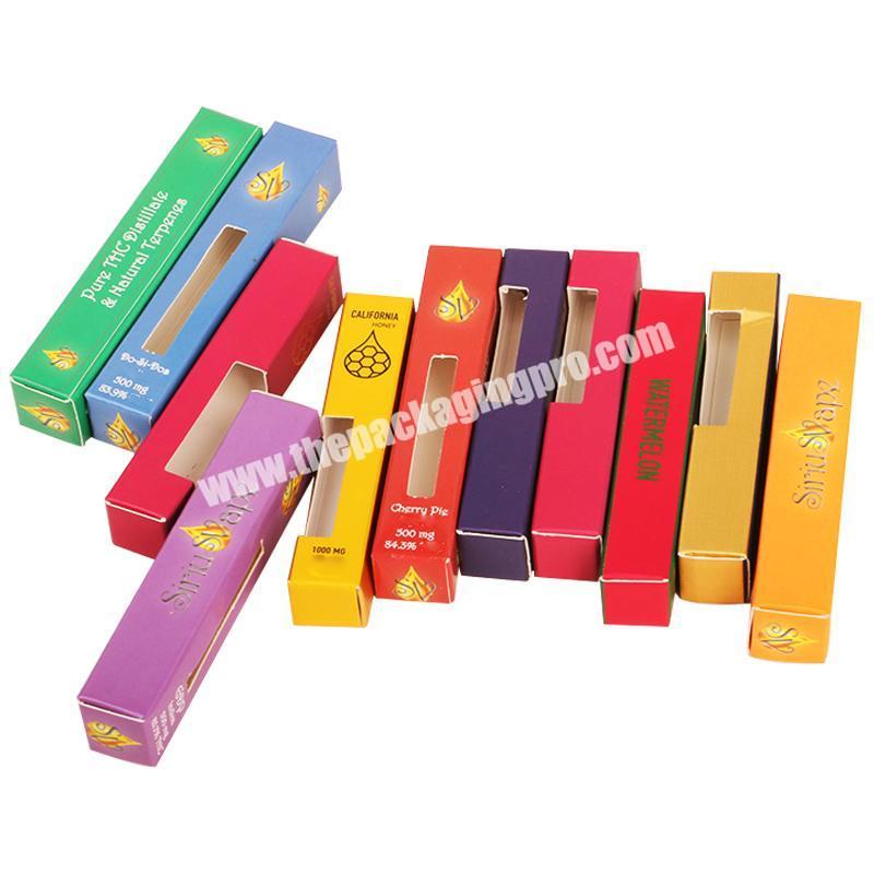 Custom design cheap folding tiny products nail clippers tools packing die cut window small boxes for lip gloss packaging
