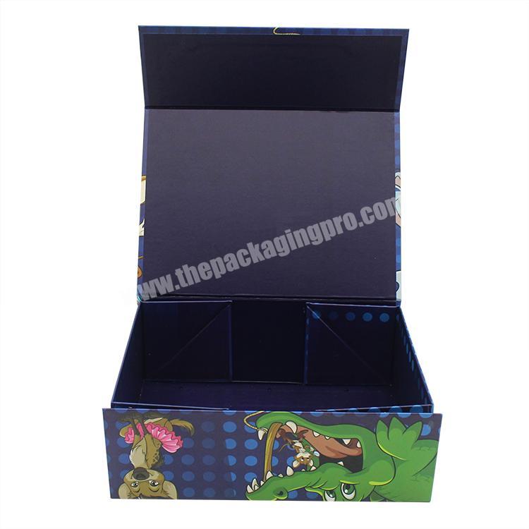 Custom design logo luxury product packaging folding gift cardboard magnetic box