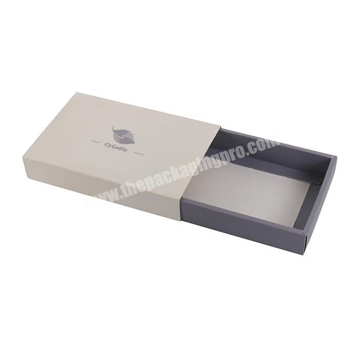 Custom eco-friendly  paper cardboard  drawer box gift packaging slid out small gift box for jewelrynecklace