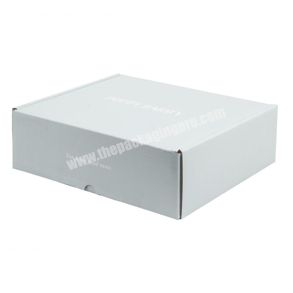 Custom foldable corrugated colored mailing packaging box with custom logo printed