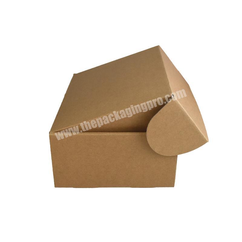 Custom handmade clearly brown package kraft paper soap box packaging candle packaging box