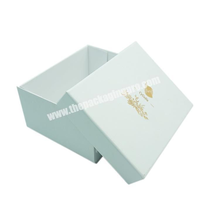 Custom logo bronzing luxury folding world cover skin care products lipstick wrapping paper gift box packaging luxury gift box