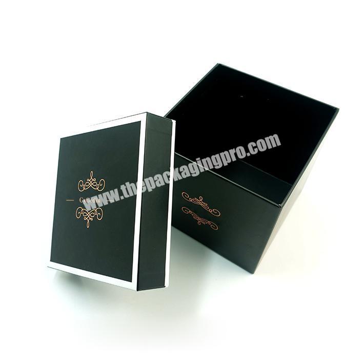 Custom logo bronzing luxury  world cover skin care products lipstick wrapping paper gift box packaging luxury gift box