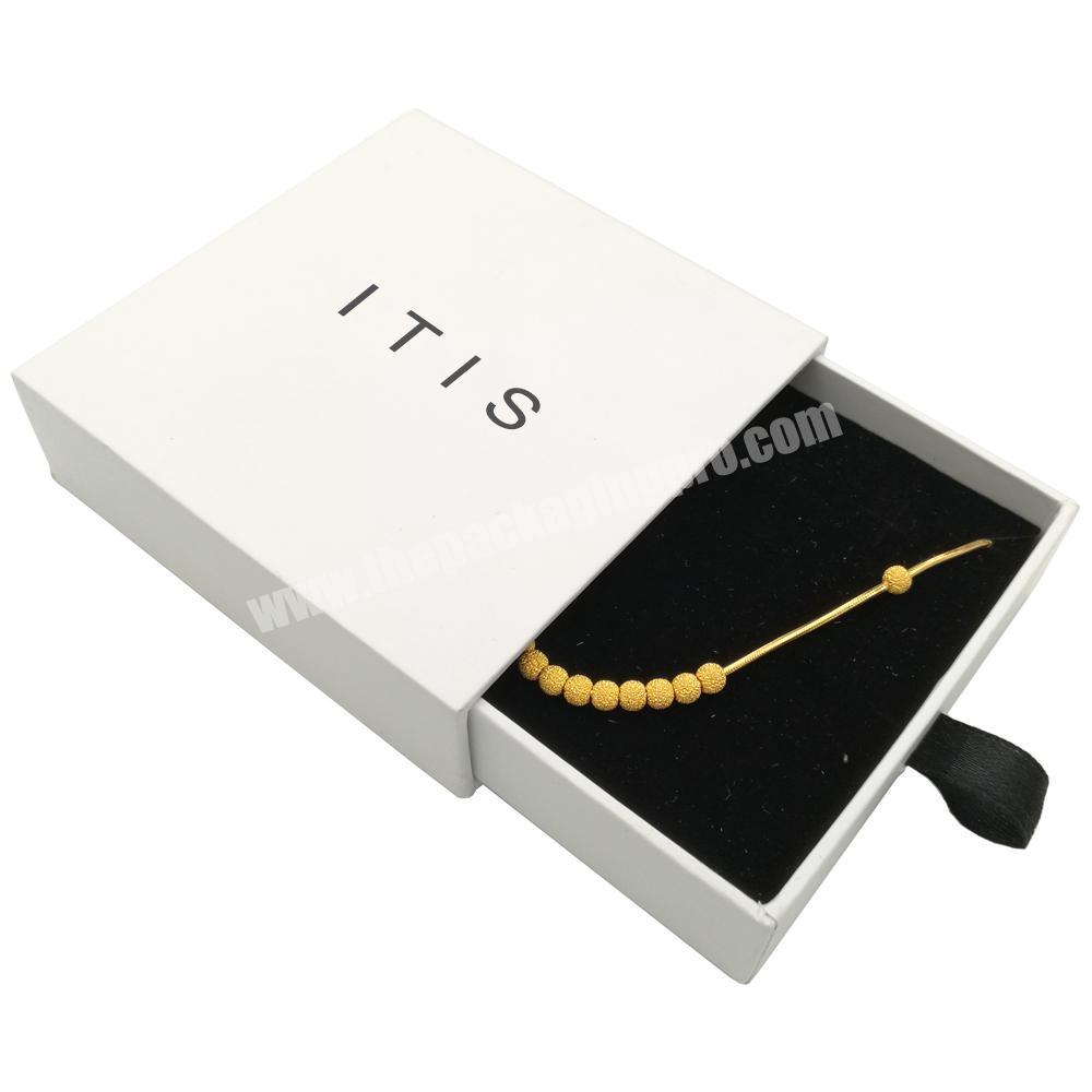 Custom logo card small jewelry favors gift box wedding