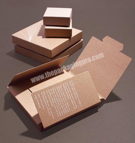 Custom logo personalised luxury gift box pack kraft cardboard box card mask cosmetics pasties packaging gift white paper boxes