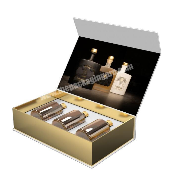 Custom logo printed luxury cardboard drawer sliding gift beauty sustainable eco friendly skincare packaging box for cosmetic
