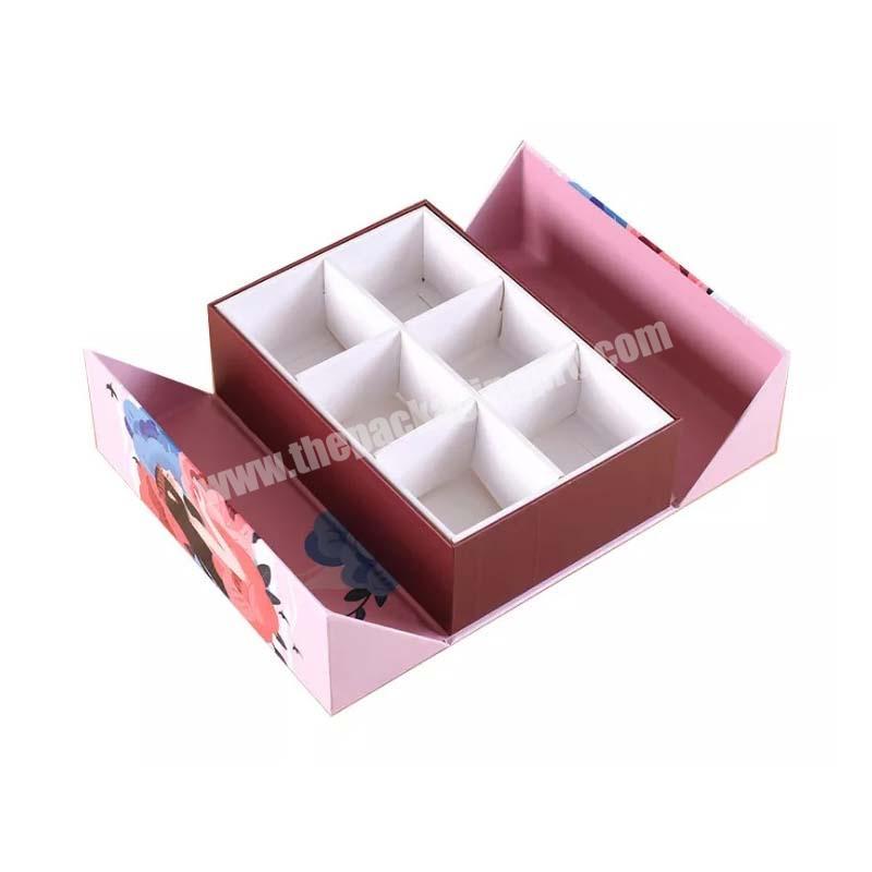 Custom logo printed magnetic closure foldable boxes luxury gift box packaging magnetic closure custom packaging boxes