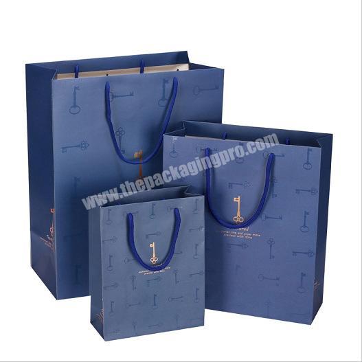 Custom logo printed paper bags with paper handle top quality paper bag