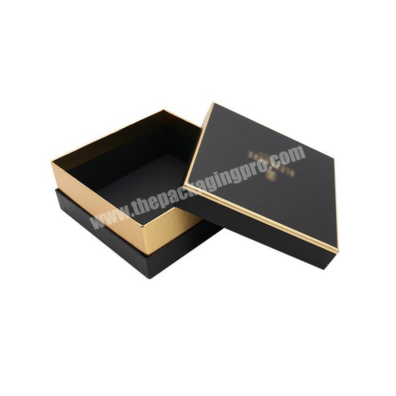 Custom luxury 2 Piece Lid And Base Cardboard Gift Rigid Storage Buckle Belt Box Packaging