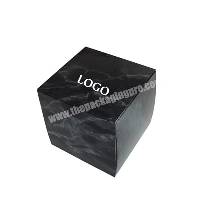 Custom marble luxury cardboard packaging gift jewelry  eyelash box