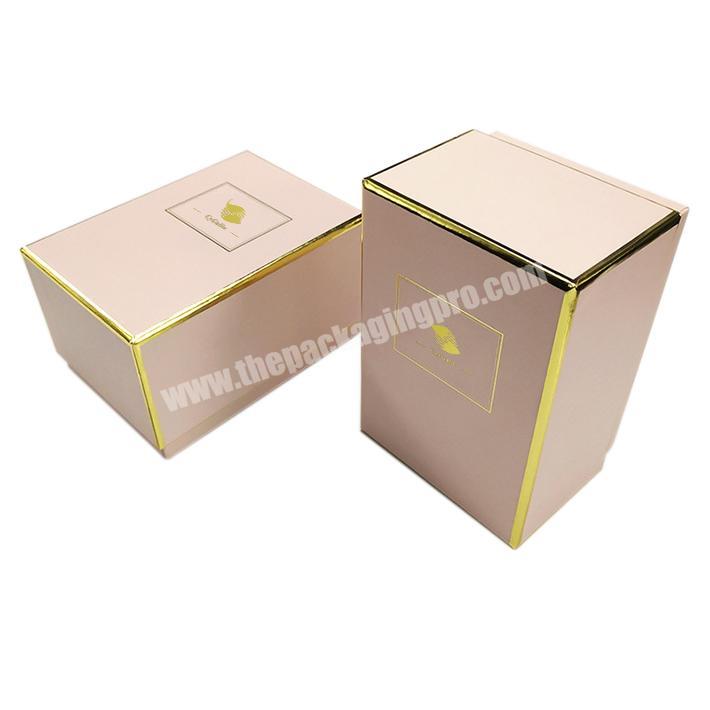 Custom package luxury candle jars packaging box candle box paper box for candle jars glass