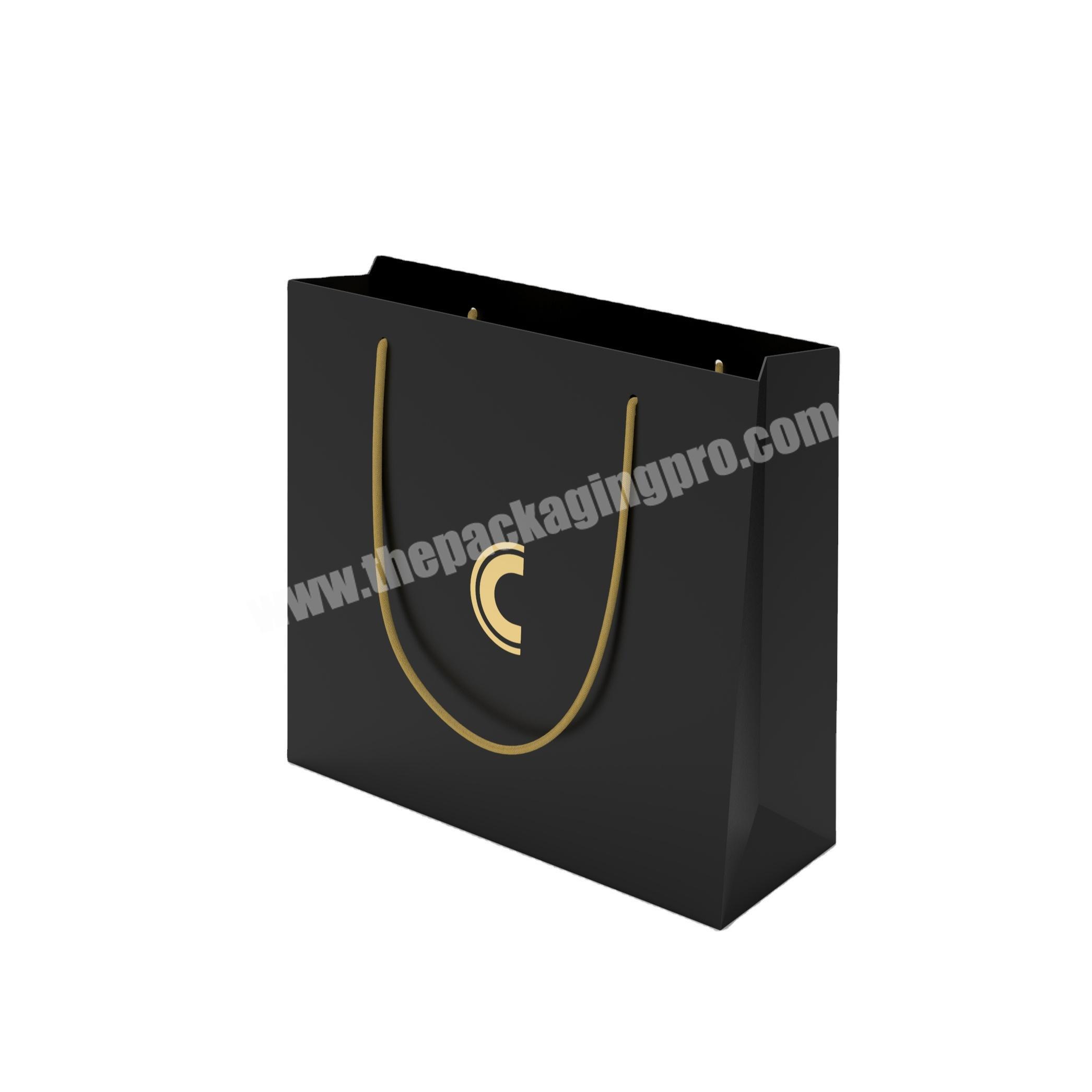 Custom paper bag with rope handle for jar ecofriendly gift box custom logo and design