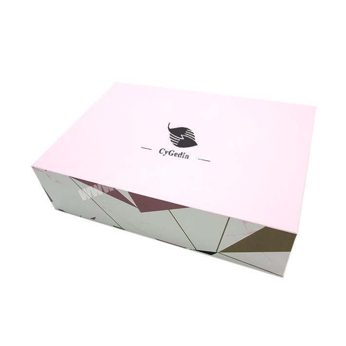 Custom paper cardboard  personalization packaging magnetic folding gift storage foldable