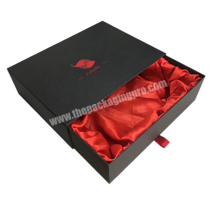 Custom paper gift boxes cardboard box for packaging wholesale wigs  human hair packaging boxes with silk