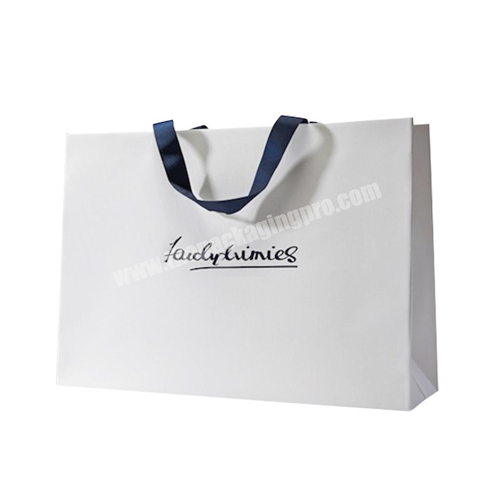Custom print luxury gift packaging shopping paper bag