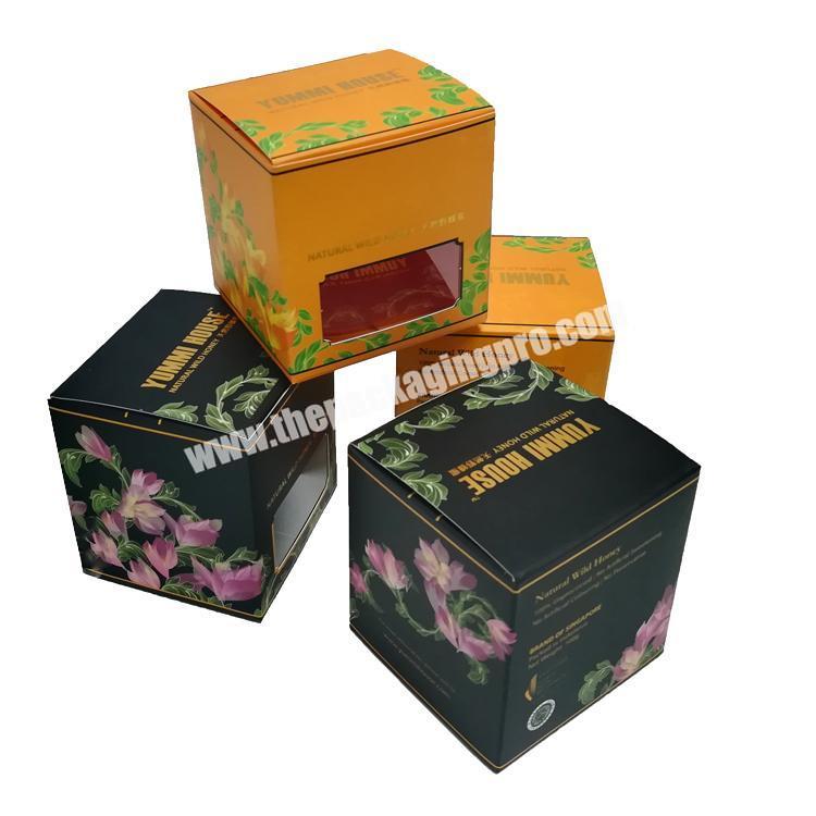 Custom print paper packing box luxury square cardboard packaging cosmetic perfume gift   paper box