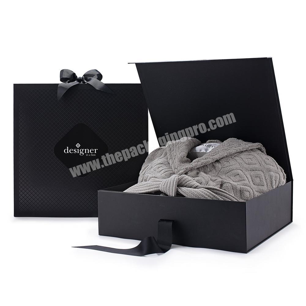 Custom printed Luxury Fur Coat Hoodie Packaging Box For Hoodie