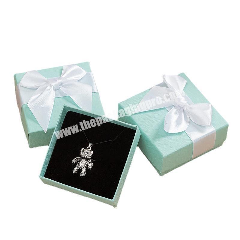 Custom printed saudi arabia macaroon ready made oem green bow tie tiny personalize flannelette jewelry box base and lid