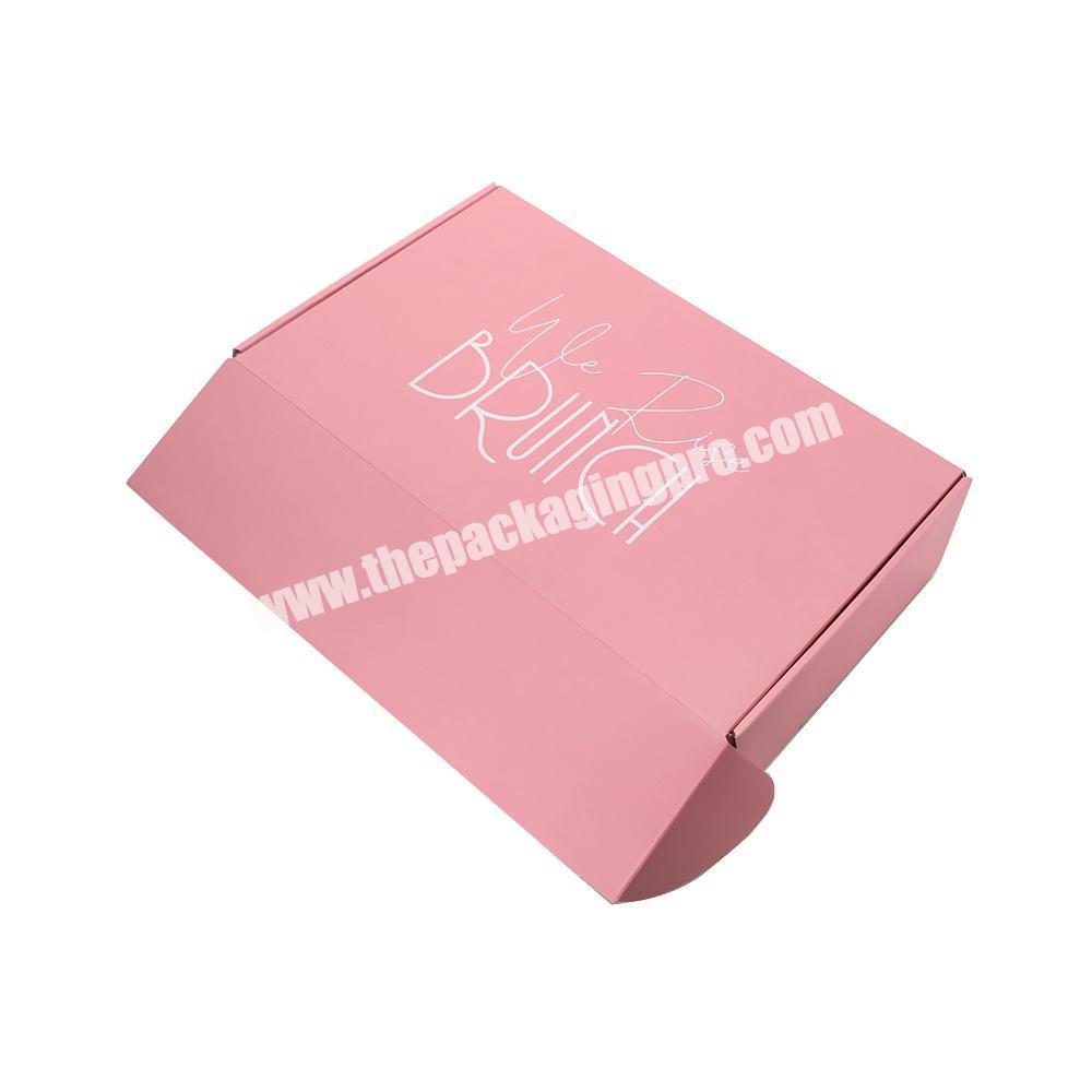 Custom printing clothing box packaging with logo