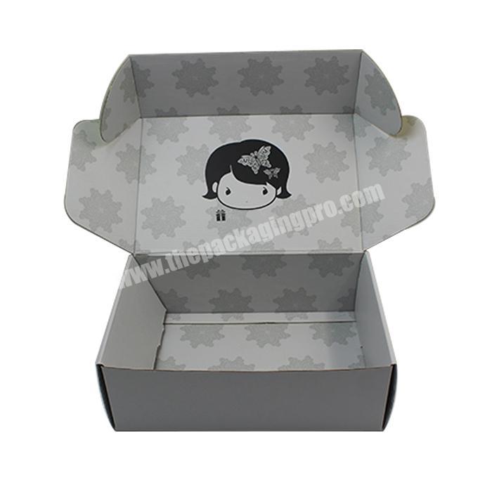 Custom shipping box for product packaging mailer box with crinkle paper for cosmetic packaging corrugated paper box