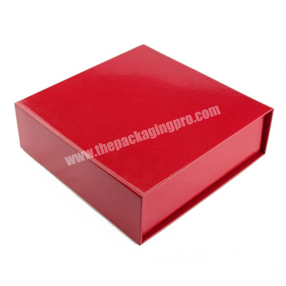 Custom small black box square paperpacking cheap box printed cardboard box