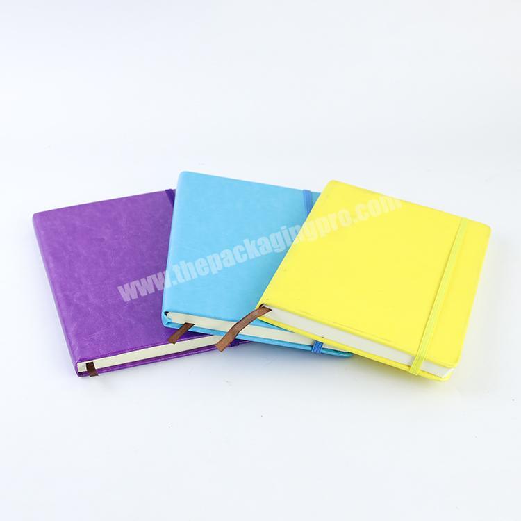 Customised Pu Leather Covers Note Book Notebook For Children