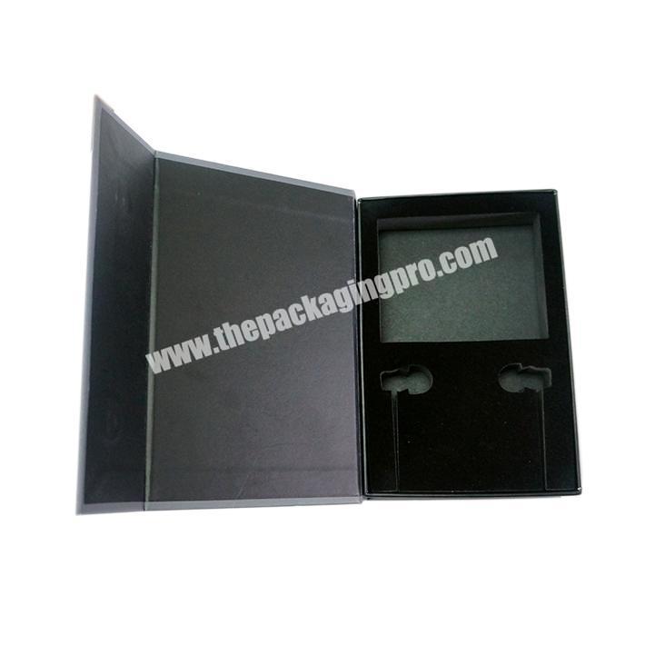 Customizable Logo Carton Packaging Magnetic Luxury Fashion Cosmetics Gift Foam Inner Holder Book Box