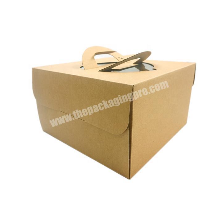 Customizable food grade packaging cake box luxury paper convenient birthday cake box