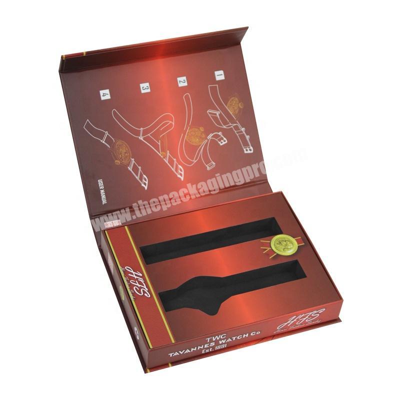 Customization Embossed Logo Matte Rigid cardboard box manufacturing jewelry decorative magnetic book shape boxes
