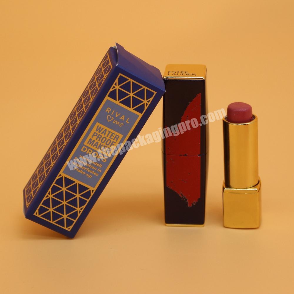 Customization Print Custom Paper Matte Luxury Lipstick Storage Gift  Box Color Packaging Box