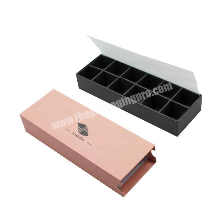 Customize Recyclable High Quality Cardboard Chocolate Gift Box Candy Packaging Box Drawer Box Paperboard&art Paper Paperboard