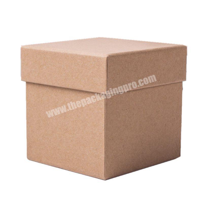 Customize  logo Christmas small corrugated kraft paper gift packaging apple box with ribbon