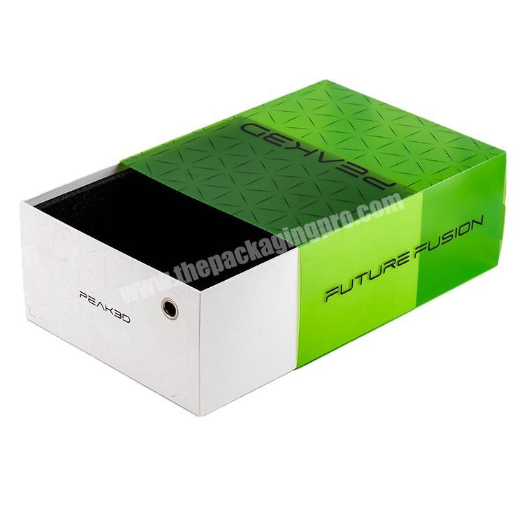 Customize logo shoe box packaging with Drawer Box