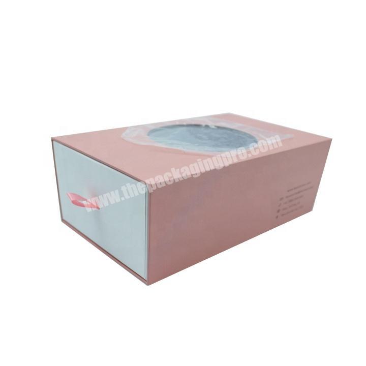 Customized Drawer Style Paperboard Packaging Boxes With Window for Clothes