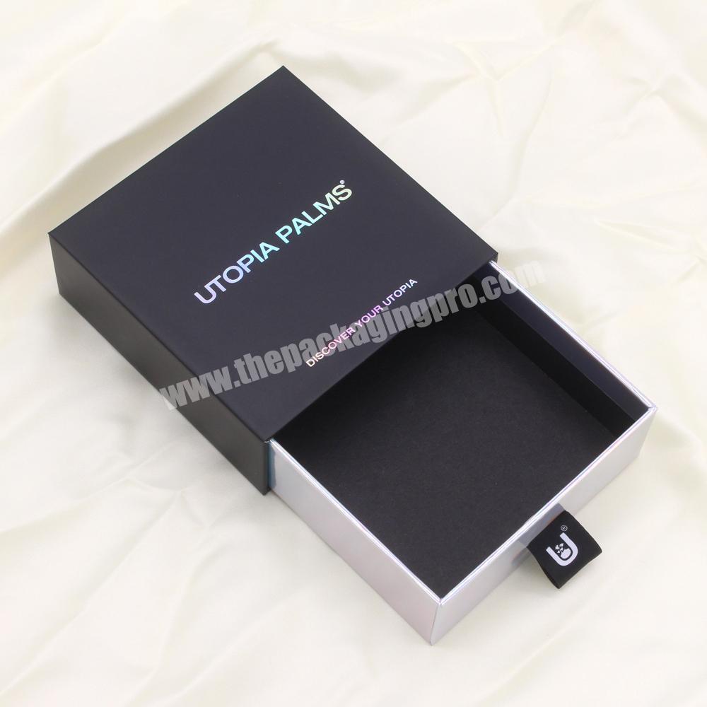 Customized Embalagens De Joias De Luxo Jewelry Packaging Box And Paper Bag