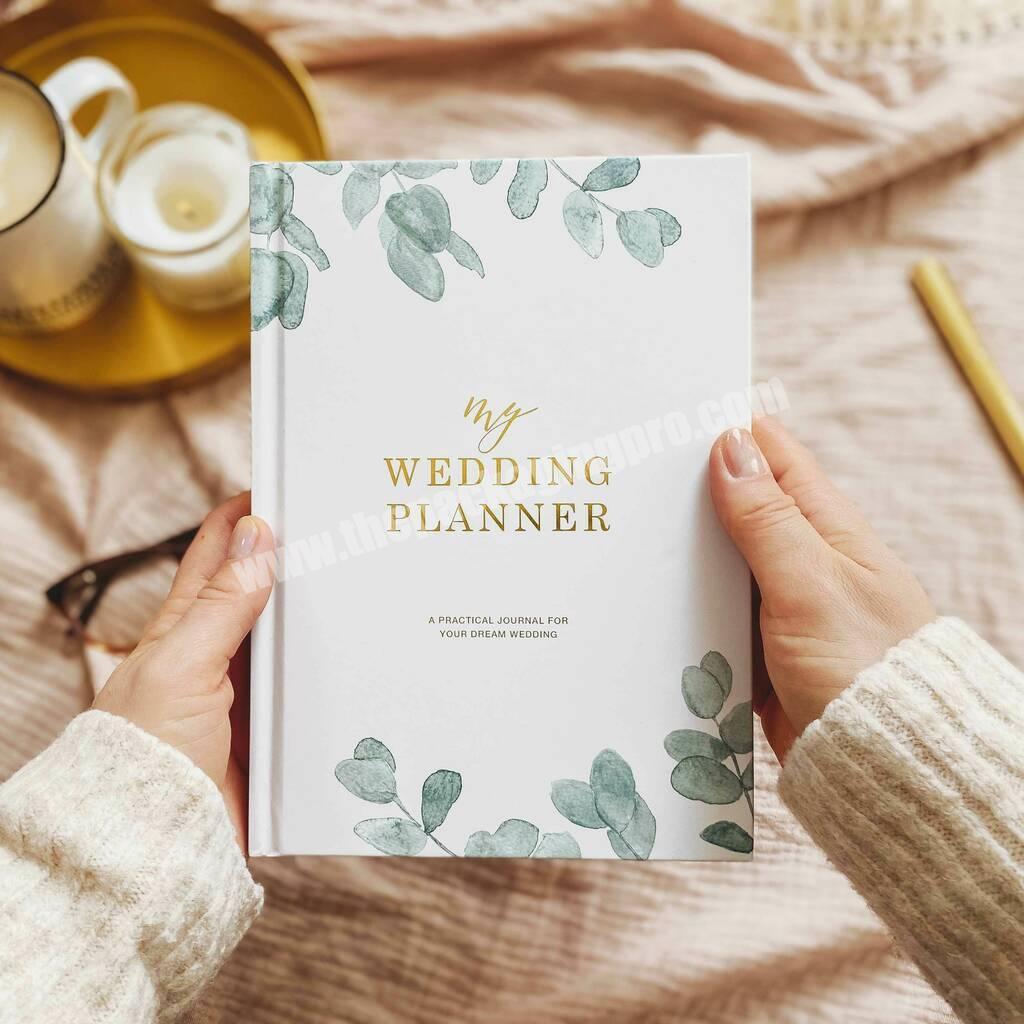 Customized Happy Day Premium Wedding Planner Book Calendar with Checklist