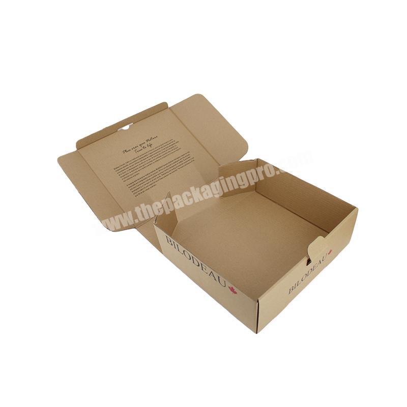 Customized Paper Box Logo Packaging Cardboard Carton Mailer Box Baby Clothing Shoes Corrugated Packaging Paper Shipping Boxes