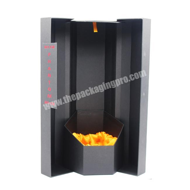 Customized Premium Rigid Cardboard Alcohol Gift Boxes Packaging Wholesale