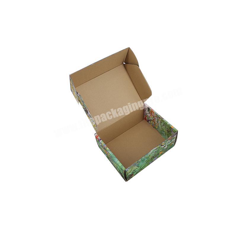 Customized Printing Logo Paper Box Product Mailer folding Corrugated Cardboard Packaging Shipping Box For ShoesCosmeticsCloth