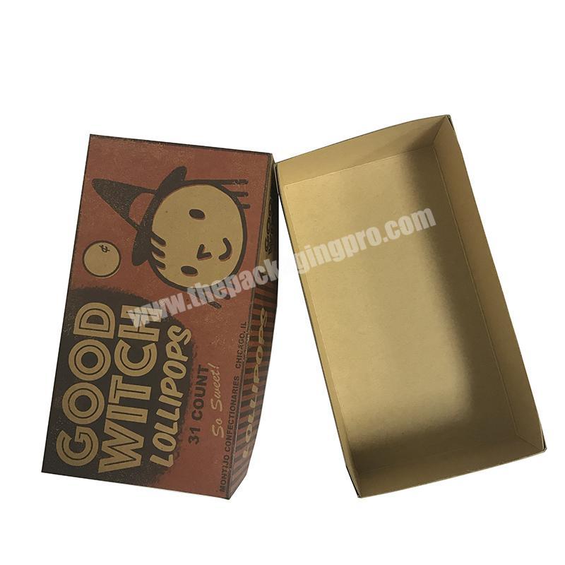 Customized Recyclable Cute Food Grade Paper Packaging Take-way paper box