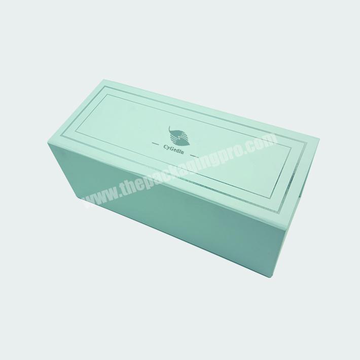 Customized folding clothes or bottle paper packaging boxCustomized luxury hard folding card box packaging