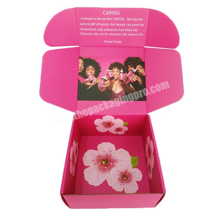 Design boxeco friendly gift corrugated shipping packaging boxes mailer box