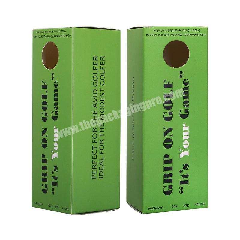 Die Cut Promotional Printing Golf Ball Packaging Box With Window For Gift Packaging Box