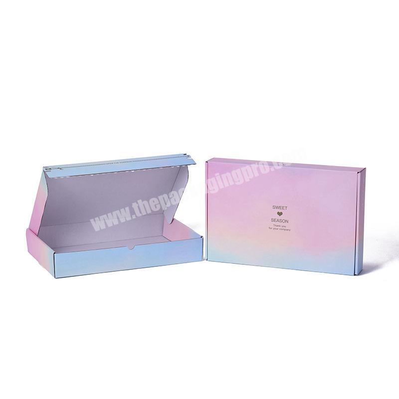 Durable And Practical Low Price Folding Gift Corrugated Packaging Boxes Custom